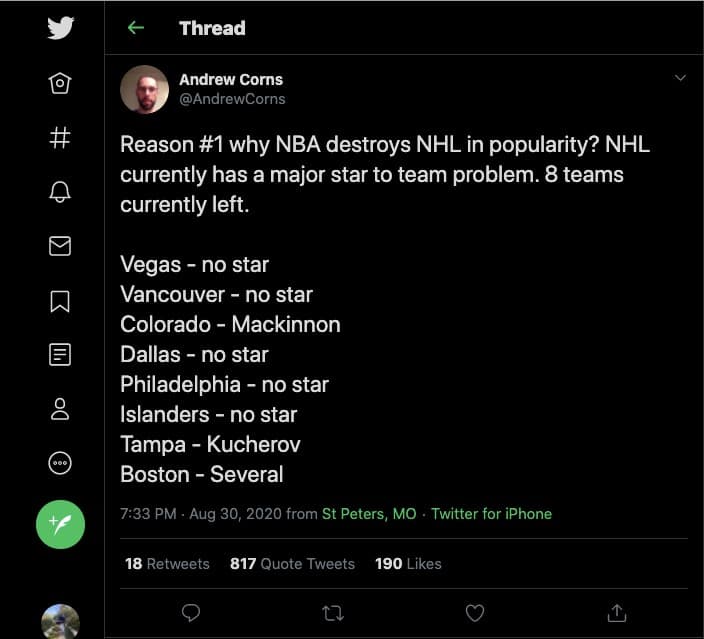 Why NHL, NBA and MLB teams are chirping each other on Twitter