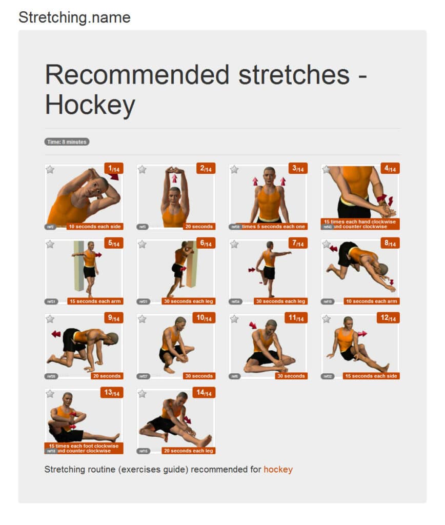 The Importance of Pre Game Stretching for All Ages - The Hockey Focus